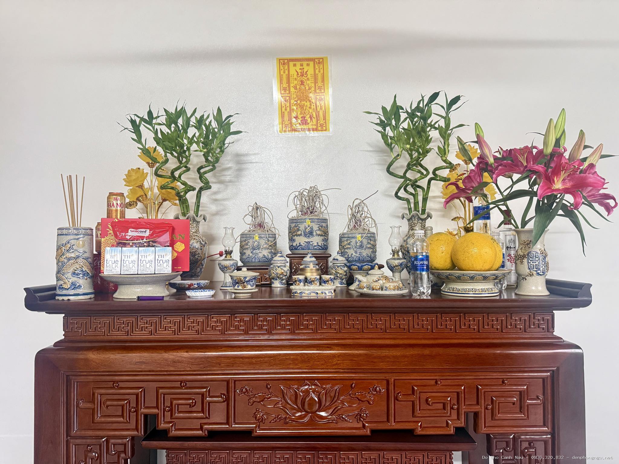 Mẫu bàn thờ Phật tinh tế sang trọng - Bàn Thờ Chung Cư